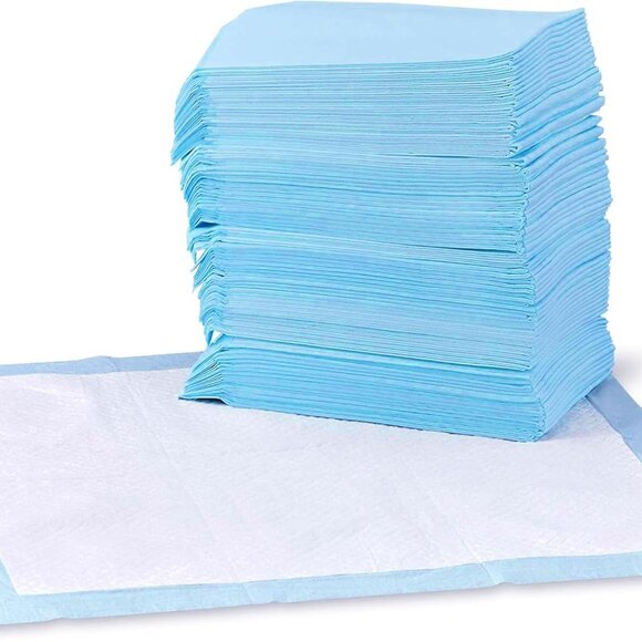 100 Pet Pads for Dogs Ultra-Absorbent Puppy Training Underpad Blue 13in x 18in - Picture 4 of 6